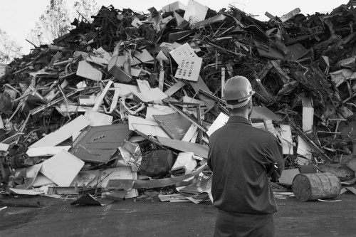 Recycling materials in office clearance