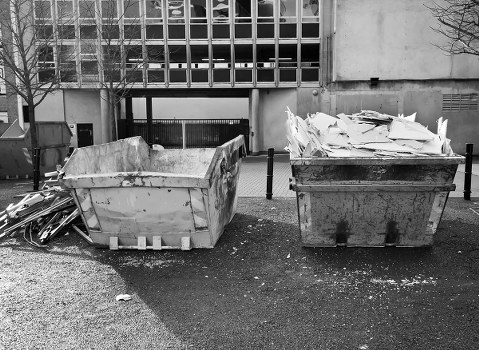Camden business office with clean waste management systems