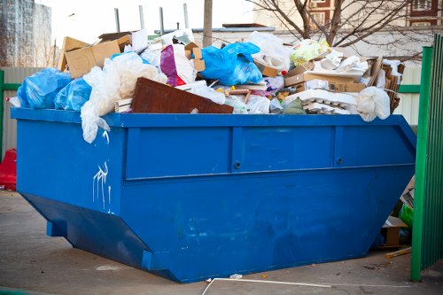 Professional waste removal truck servicing a Camden business